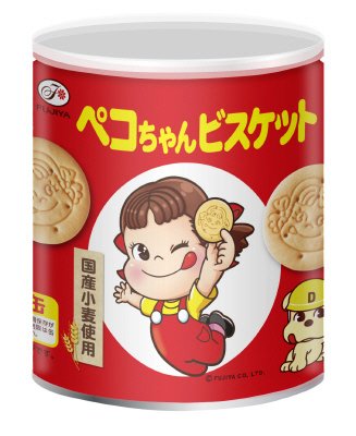 ペコちゃんビスケット保存缶