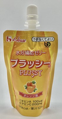 水分補給ゼリー　プラッシー　オレンジ味