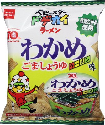 ベビースタードデカイラーメンエースコックわかめラーメン味