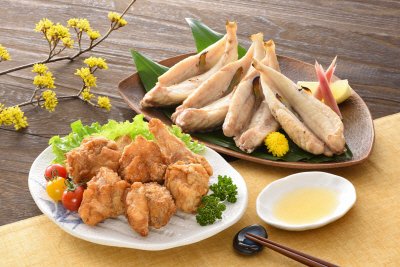 レンジで簡単　ふく唐揚げとふく一夜干し詰合せ