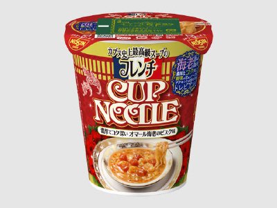 フレンチカップヌードル　オマール海老のビスク味