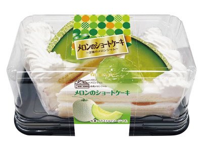 メロンのショートケーキ