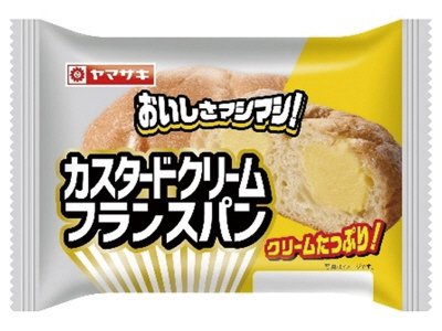 カスタードクリームフランスパン