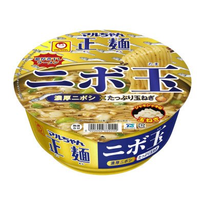 マルちゃん正麺　カップ　ニボ玉