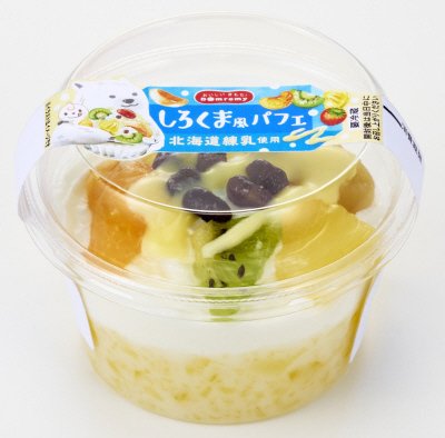 しろくま風パフェ