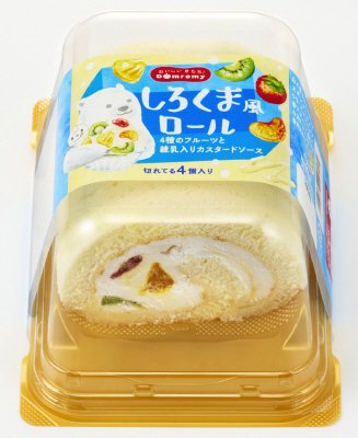しろくま風ロール