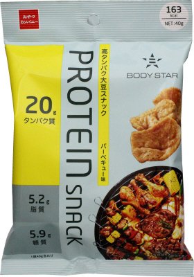 ＢＯＤＹＳＴＡＲプロテインスナックバーベキュー味