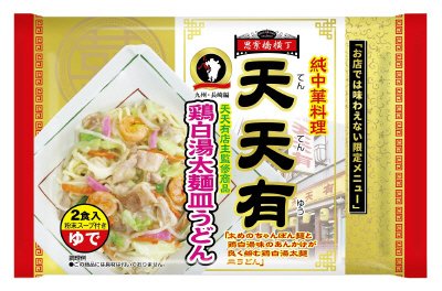 天天有鶏白湯太麺皿うどん2食入