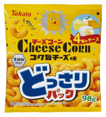 どっさりパック　チーズコーン　コク旨チーズ味