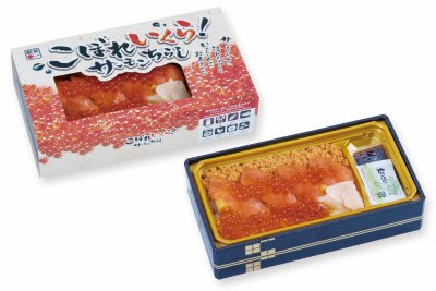 こぼれいくら！サーモンちらし