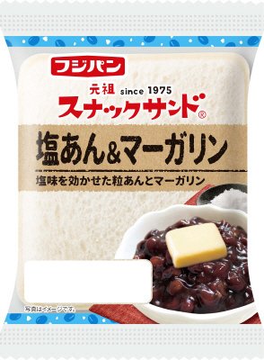 スナックサンド　塩あん＆マーガリン