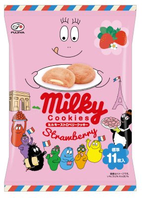ミルキーストロベリークッキー（バーバパパ）