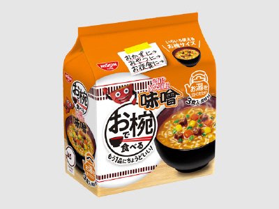 お椀で食べるカップヌードル味噌　３食パック