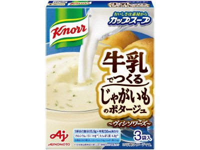 「クノールR　カップスープ」牛乳でつくる　じゃがいものポタージュ（３袋入）