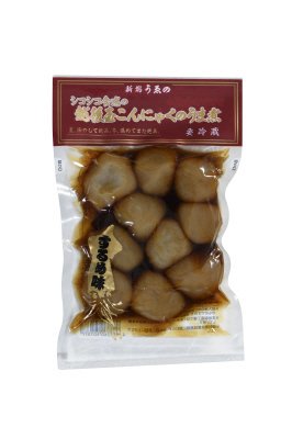 シコシコ食感の越後玉こんにゃくのうま煮（するめ味）