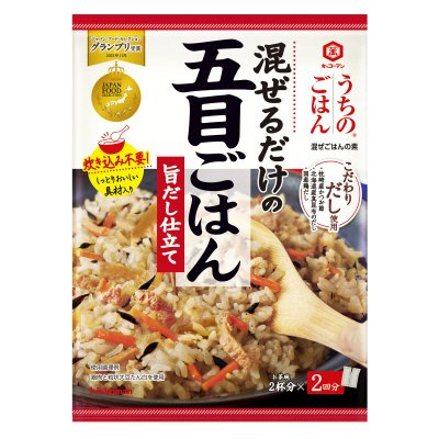 うちのごはん　混ぜごはんの素　混ぜるだけの五目ごはん　旨だし仕立て