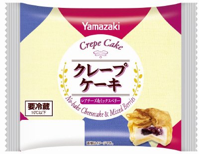 クレープケーキ（レアチーズ＆ミックスベリー）