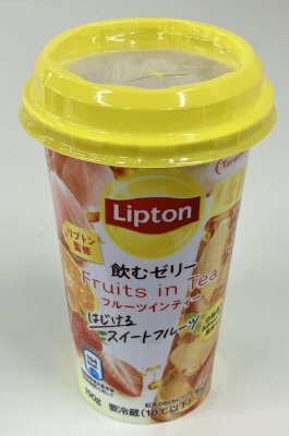 リプトン　飲むゼリー　Fruits in Tea　はじけるスイートフルーツ