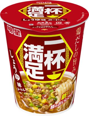 一杯満足　しょうゆ味ヌードル　ケース