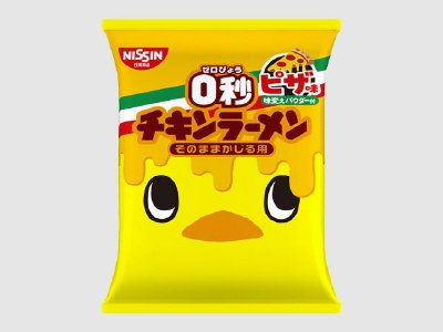 ０秒チキンラーメン　ピザ味パウダー付