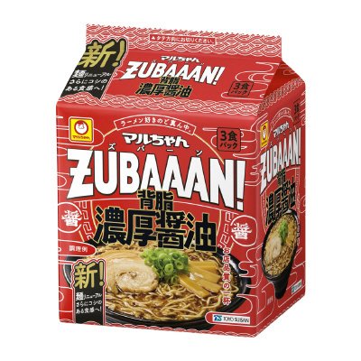マルちゃんＺＵＢＡＡＡＮ！　背脂濃厚醤油　３食パック