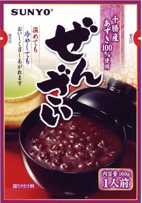ぜんざい　十勝産あずき100％使用