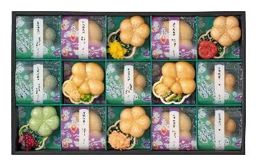 辻が花　お茶漬・お吸物最中詰合せ
