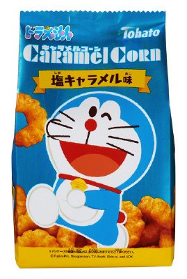 ドラえもんキャラメルコーン塩キャラメル味