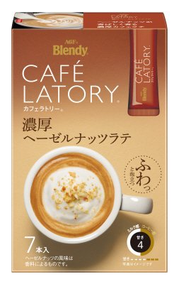 「ブレンディカフェラトリー」スティック　濃厚ヘーゼルナッツラテ７本