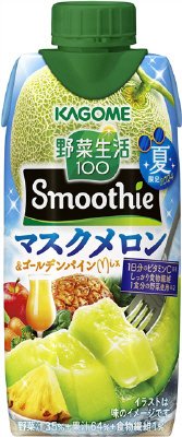 野菜生活１００Ｓｍｏｏｔｈｉｅ　マスクメロン＆ゴールデンパインＭｉｘ