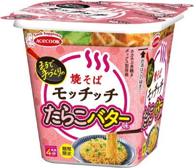 たらこバター味焼そばモッチッチ
