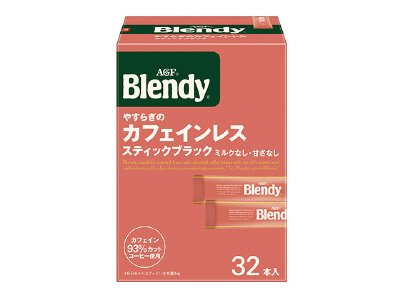 ｢ブレンディ｣スティックブラック　やすらぎのカフェインレス３２本