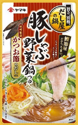 豚しゃぶ野菜鍋つゆかつお７５０ｇ