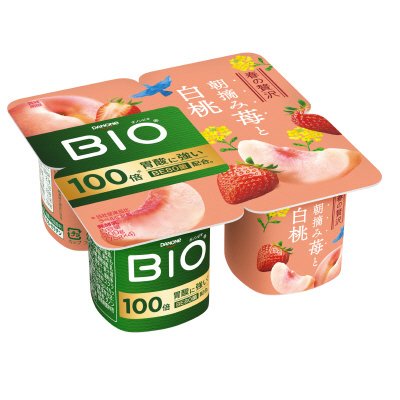 ダノンビオ　朝摘み苺と白桃