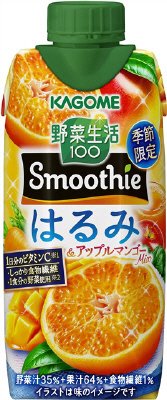 野菜生活１００Ｓｍｏｏｔｈｉｅ　はるみ＆アップルマンゴーＭｉｘ