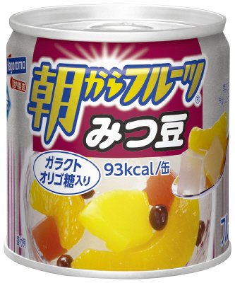 朝からフルーツみつ豆