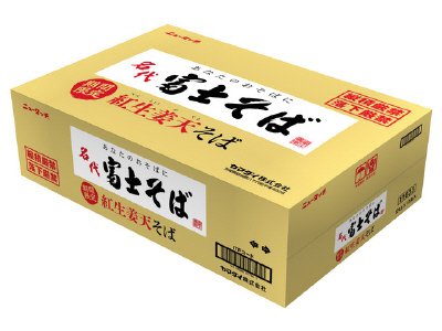 名代富士そば紅生姜天そば