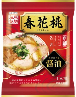 京都　桃花春　醤油ラーメン　１人前