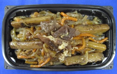 牛肉とごぼうのすき煮風