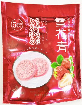 雪花青5枚入　モイストリッチストロベリー