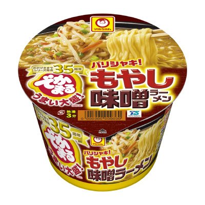 でかまる　バリシャキ！もやし味噌ラーメン