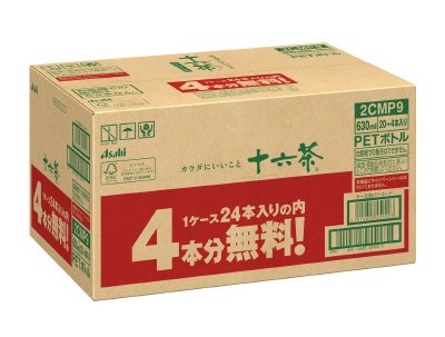 アサヒ　十六茶　１０月