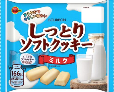 １６６ｇしっとりソフトクッキーミルク