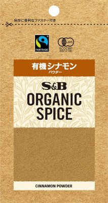 ORGANIC　SPICE　袋入り有機シナモン（パウダー）