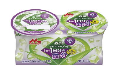 森永アロエヨーグルト１日分の鉄分　プルーン味　２連