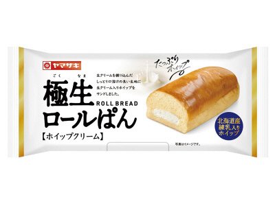 極生ロールぱん　ホイップクリーム