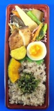 鶏七味焼きと十穀ご飯弁当