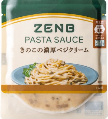 ＺＥＮＢ　ＰＡＳＴＡ　ＳＡＵＣＥ　きのこの濃厚ベジクリーム