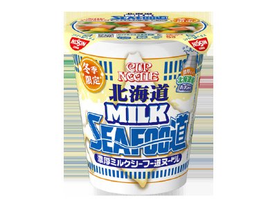 カップヌードル　北海道濃厚ミルクシーフー道ヌードル