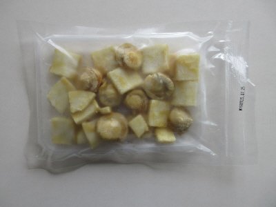 いかとほたてのバター醤油味